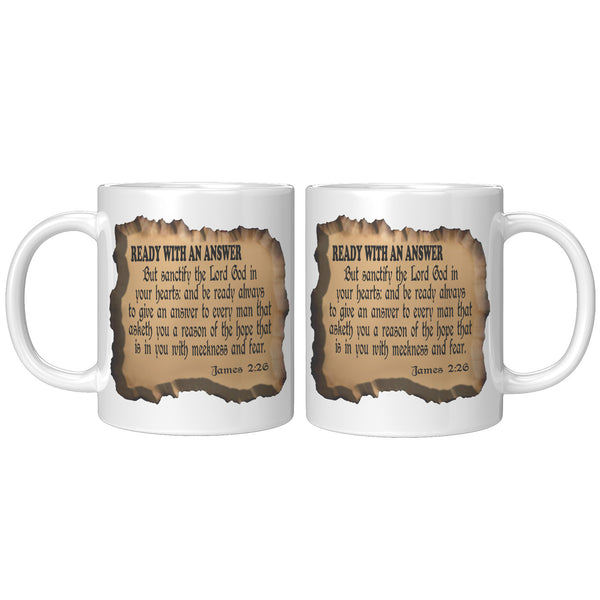 READY WITH AN ANSWER  -James 2:26