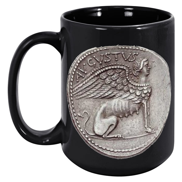 ROMAN EMPIRE  -SILVER DENARIUS  -AUGUSTUS CAESAR