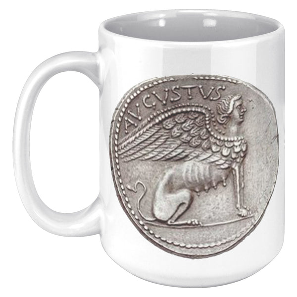 ROMAN EMPIRE  -SILVER DENARIUS  -AUGUSTUS CAESAR