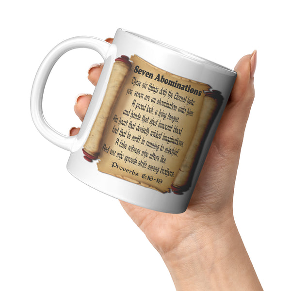 SEVEN ABOMINATIONS  -Proverbs 6:16