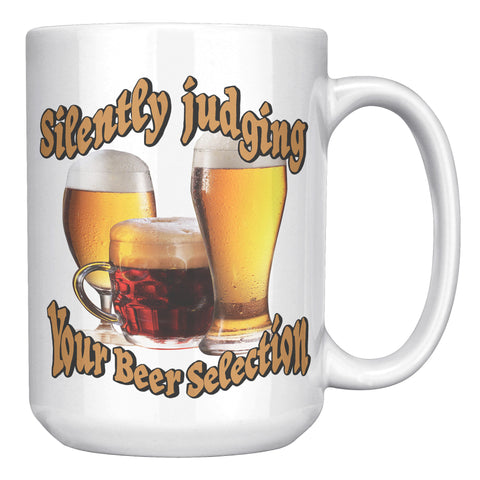 SILENTLY JUDGING YOUR BEER SELECTION