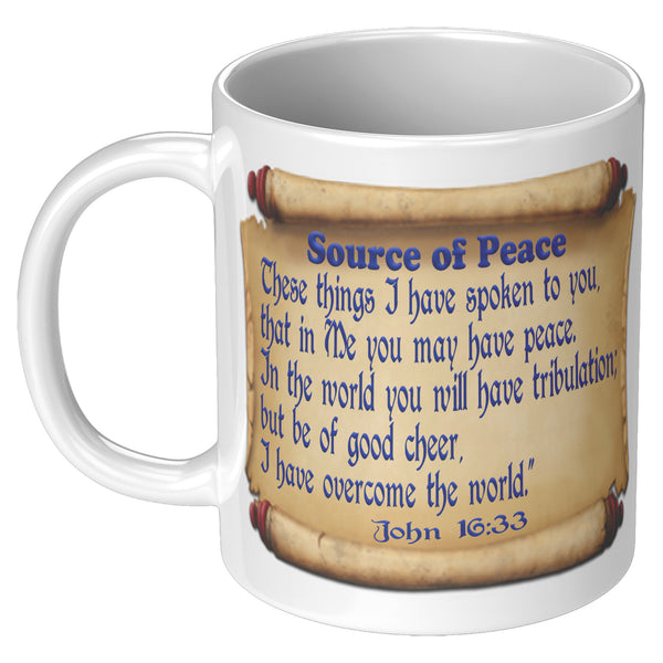 SOURCE OF PEACE  -John 16:33