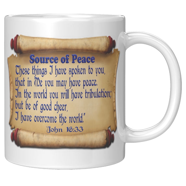 SOURCE OF PEACE  -John 16:33
