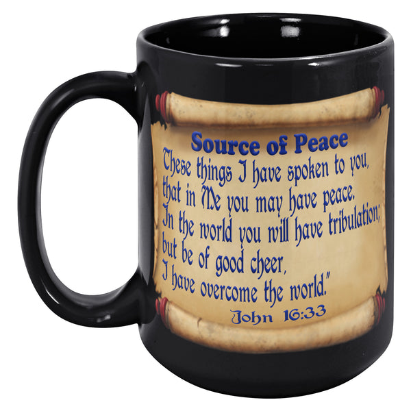 SOURCE OF PEACE  -John 16:33