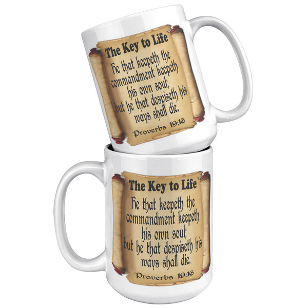 THE KEY TO LIFE  -Proverbs 19:16