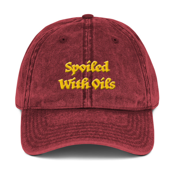 Spoiled With Oils...      Vintage Hat