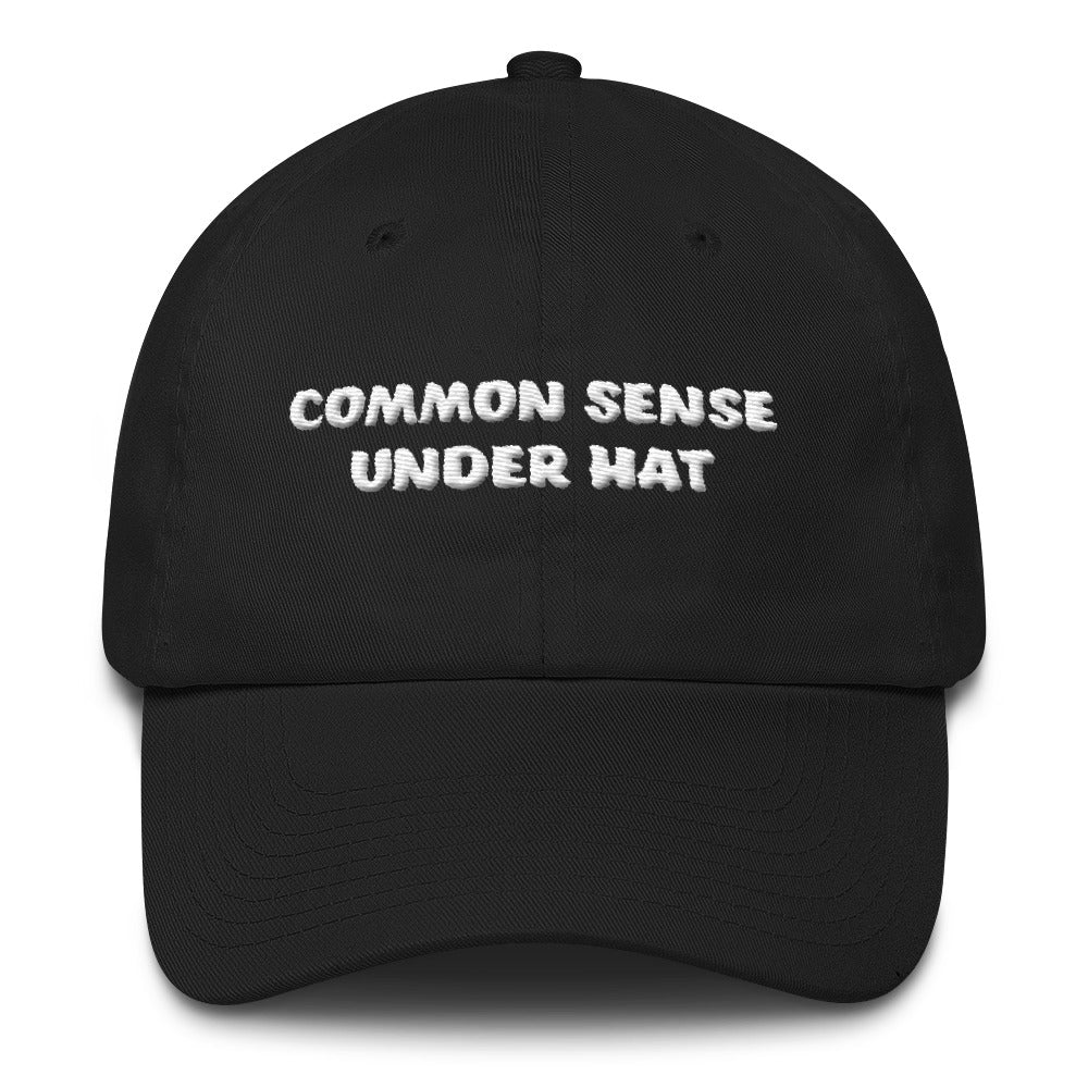 COMMON SENSE UNDER HAT #6 3D