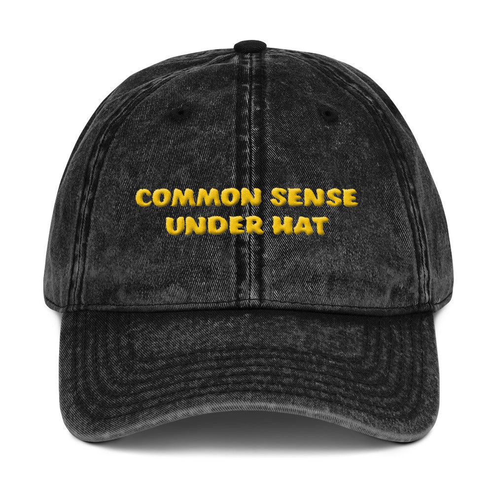 COMMON SENSE UNDER HAT #1 3D