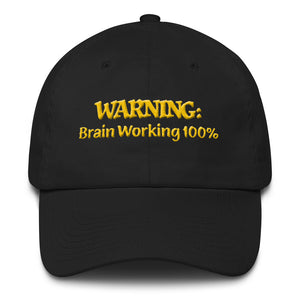 WARNING:  Brain Working 100%