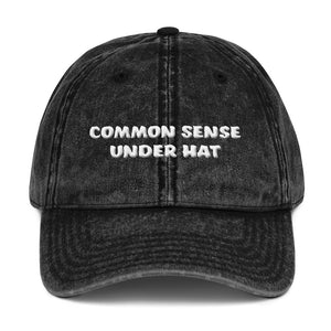 COMMON SENSE UNDER HAT #2 3D