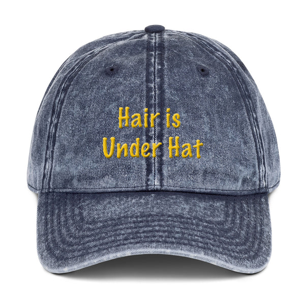 Hair is Under Hat #1 3D