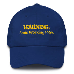 WARNING:  Brain Working 100%