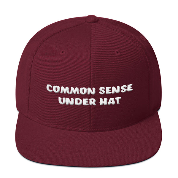 COMMON SENSE UNDER HAT #4 3D