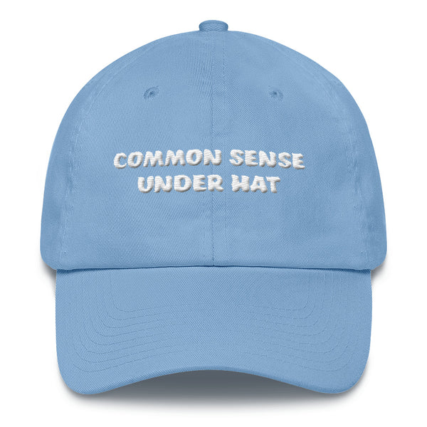 COMMON SENSE UNDER HAT #6 3D