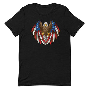 BALD EAGLE#2- RED, WHITE AND BLUE