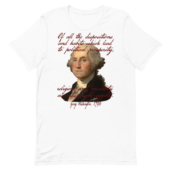 GEORGE WASHINGTON -"RELIGION AND MORALITY ARE THE ESSENTIAL PILLARS OF CIVIL SOCIETY"